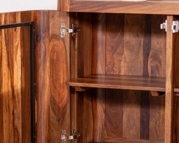 Aparador de madera de palisandro «Rosewood» de 200 cm