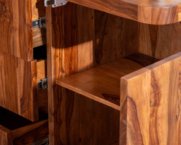 Aparador de madera de palisandro «Rosewood» de 200 cm