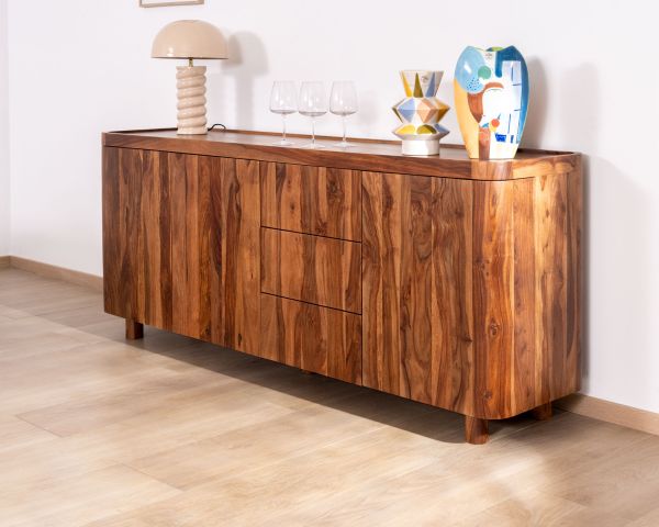 Aparador de madera de palisandro «Rosewood» de 200 cm