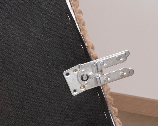 Módulo de dos plazas para el sofá modular «Kédusa», de terciopelo con rayas anchas en color camel 