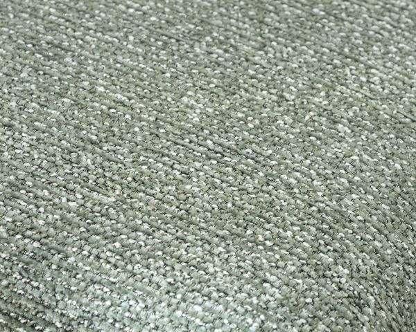Lote de 4 sillas de comedor contemporáneas «Otto» con tapizado integral de tela verde salvia jaspeada