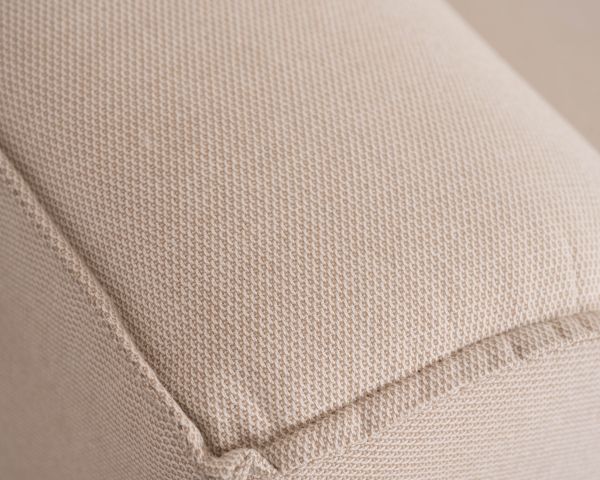 Sofá de exterior de 2 módulos «Sunset Bay» con tejido especial para exteriores en color crema