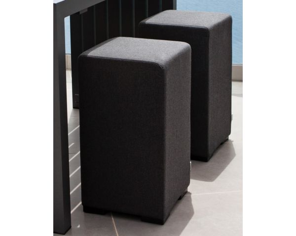 Taburete de bar para exterior con tejido Sunbrella «Java Island»
